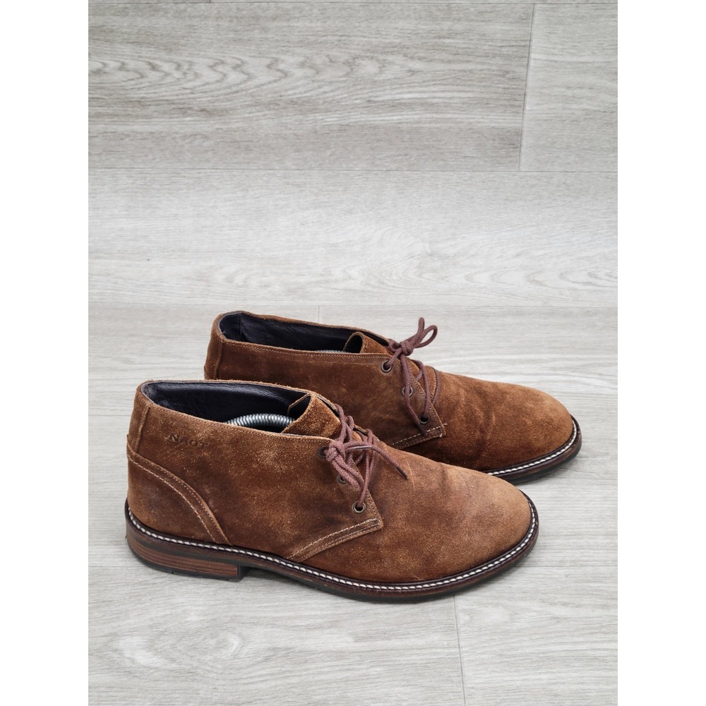 Naot Pilot Suede Leather Chukka Boots Men's EU 41 US 8-8.5 Brown No Insoles